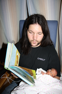 Reading with dad